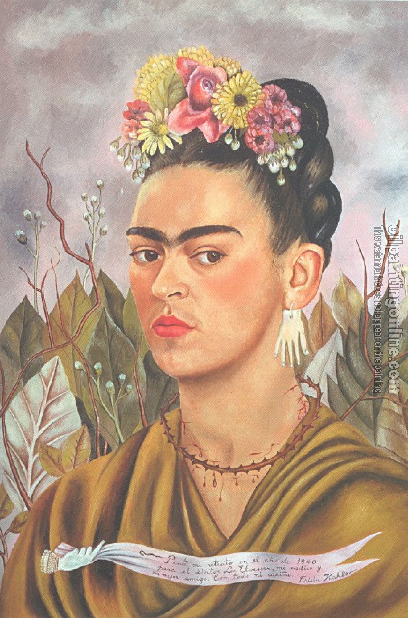 Kahlo, Frida - Oil On Canvas